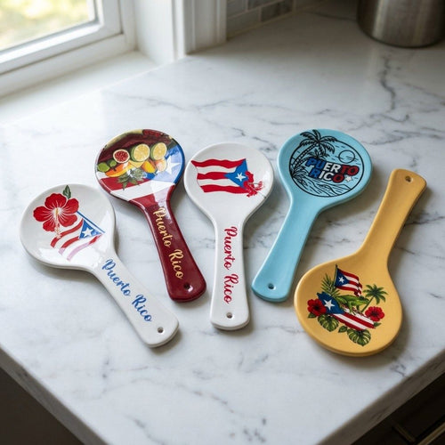 Souvenir - Cuchara en Cerámica Porta Utensilios