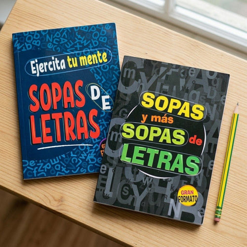 Sopa de Letras – Libro de Pasatiempos | Diversión y Ejercicio Mental