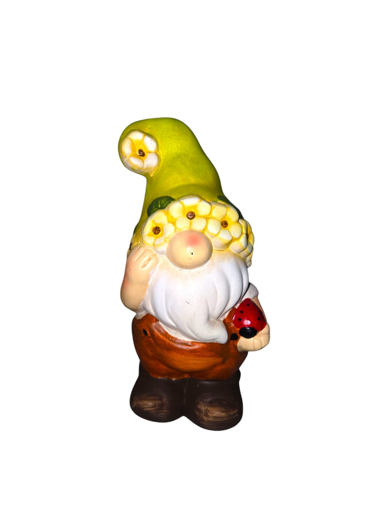Figura de Ceramica de Patio- Figura de Gnome
