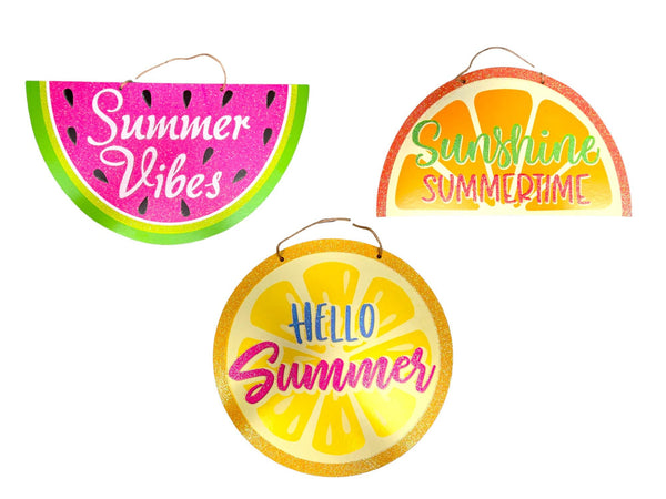 Hello Summer Fun! Fruit  Hanging Décor