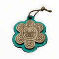 Artesanía en Madera - Ornamentos Símbolos Taínos 3''