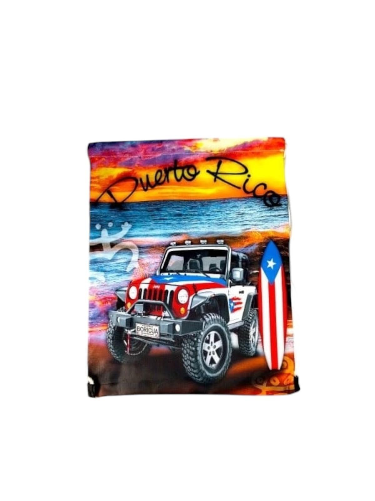 Souvenirs de Puerto Rico- Drawstring Bag