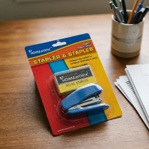 A+ Homework - Mini Stapler & Staples – Mini engrapadora para la mochila