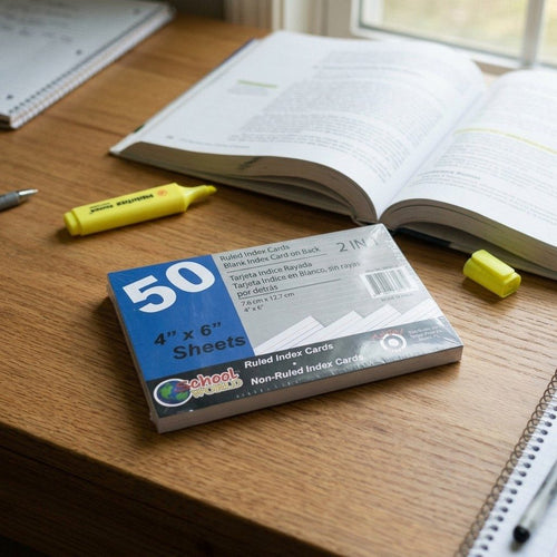 50 Tarjetas Índice Rayada – Tarjetas índice para estudiar