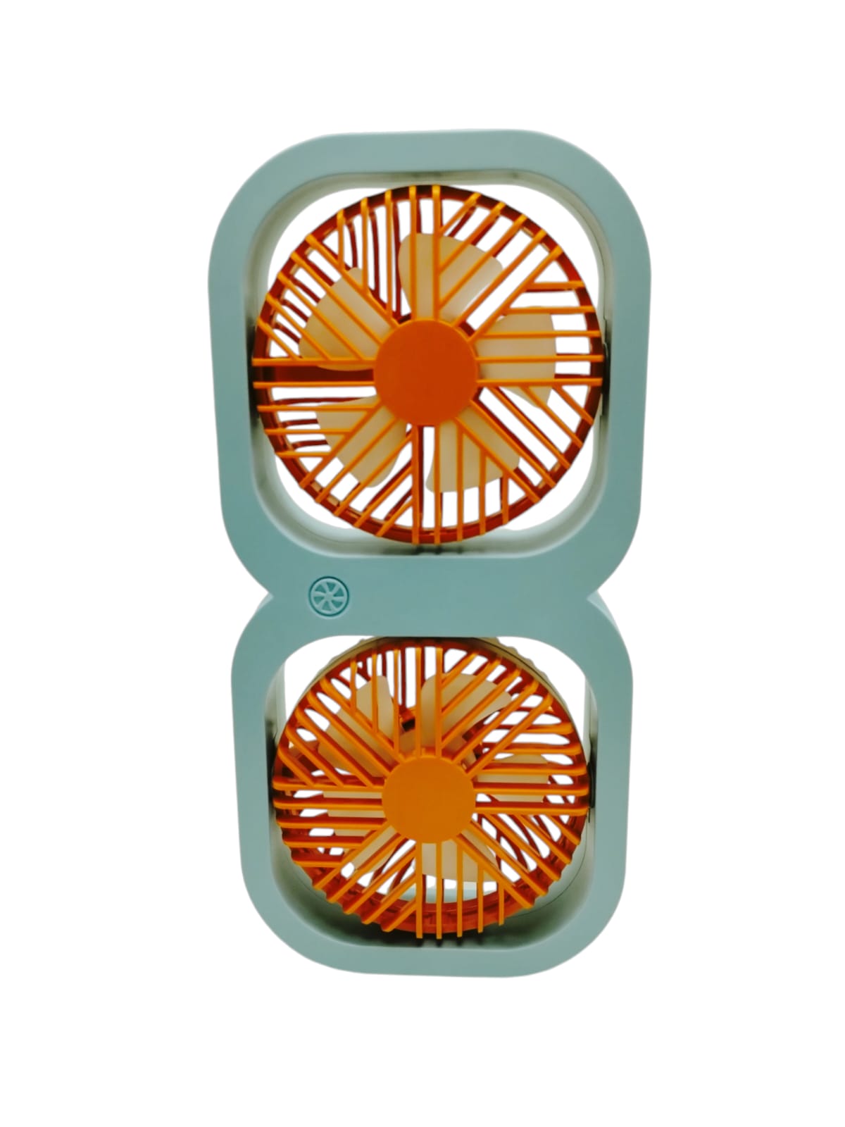 Abanico doble recargable