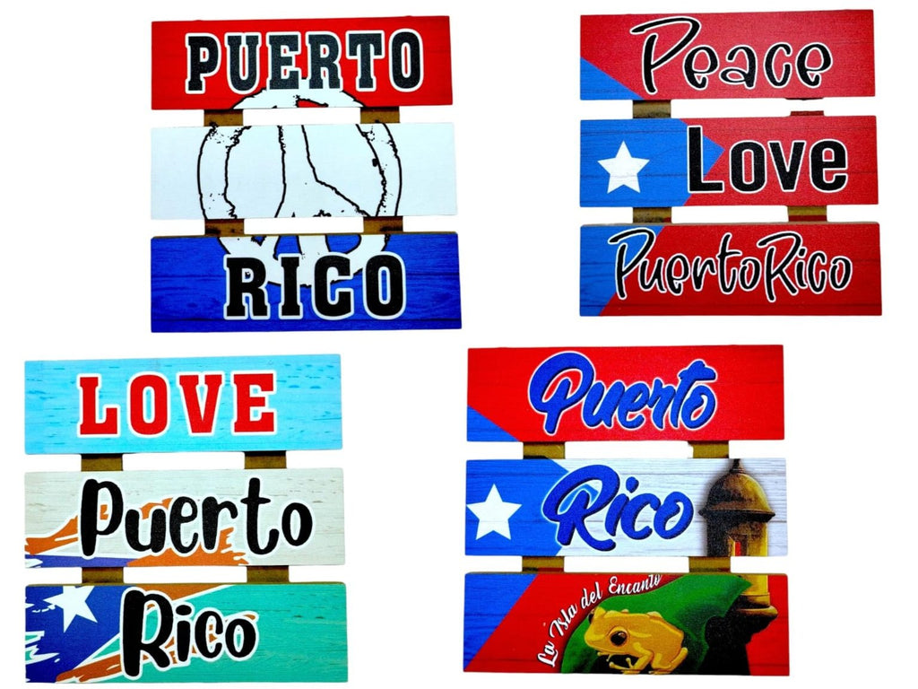 Souvenirs from Puerto Rico - MDF Wall Plaque