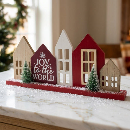 Christmas Village Table Decor 13.4" x 6.7"