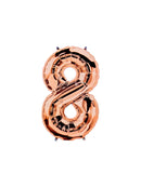 AW- Globo Metálico Golden Rose 34"IN