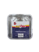 All Value- 2pcs Molde de Aluminio de Alta Calidad 7.48" x 7.48" x 1.79"