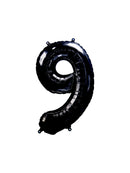 AW- Globo Metálico Negro  34"IN