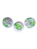AW Home- Plastic Wall Plaque Set  of 3 Single Plat