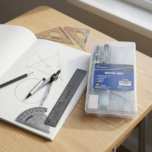A+ Homework - Math Set (Kit de Geometría) – Kit de geometría para la escuela