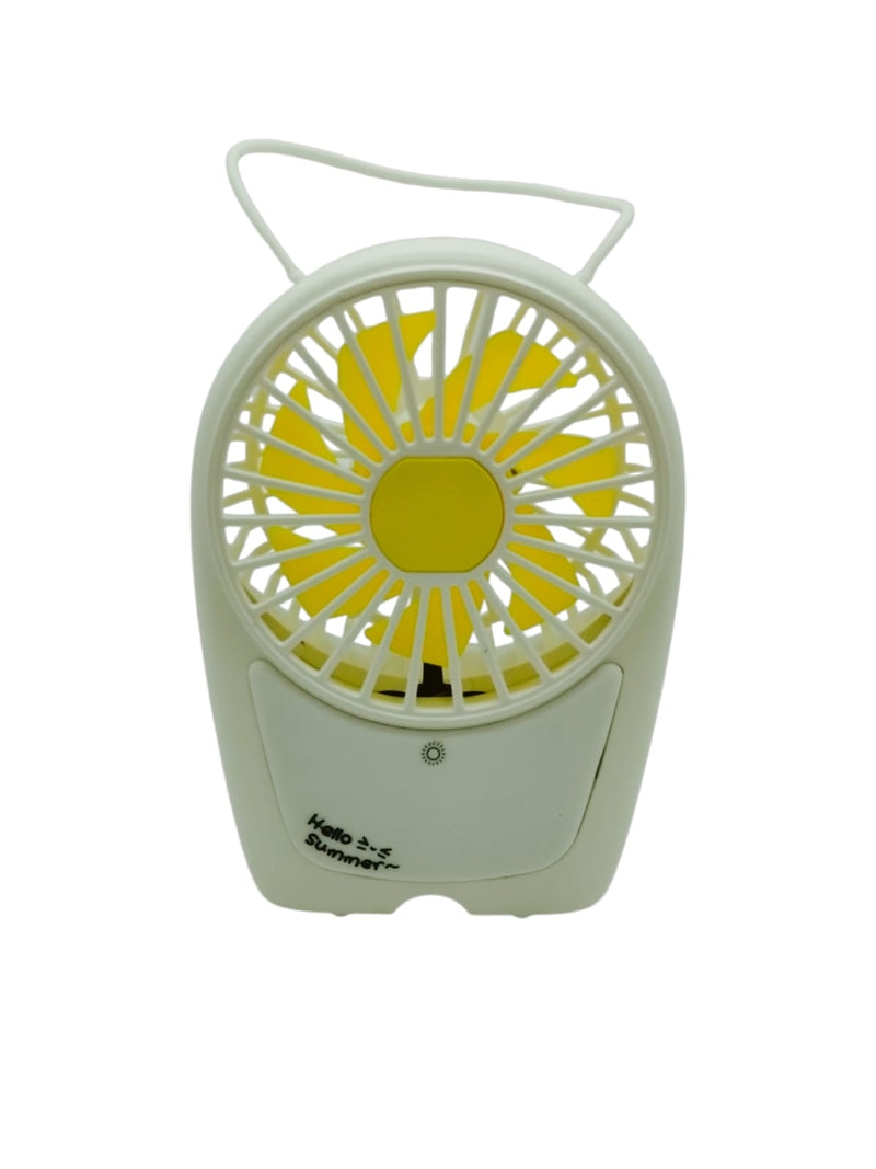 Abanico Recargable con luz