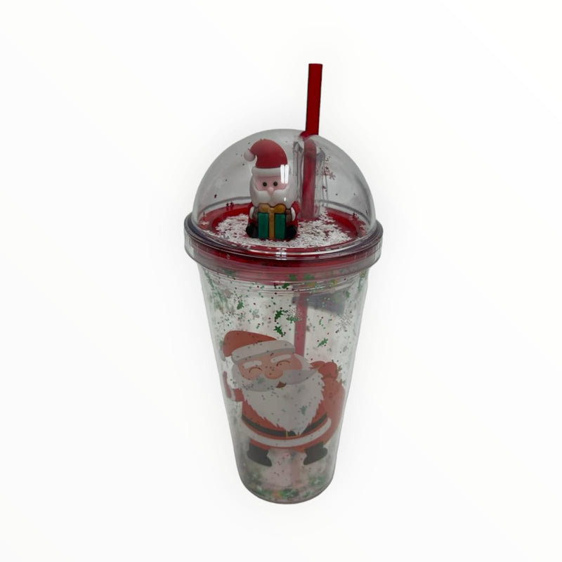 Tumblers On The Go / Navidad Tapa Decorativa
