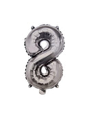 AW- Globo Metálico Plata 34"IN