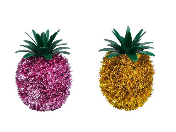 Hello Summer Fun! Tinsel Pineapple