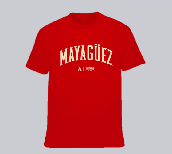 Indios de Mayagüez - Camiseta Roja / ''Mayagüez'' (Size Variados-Adulto)