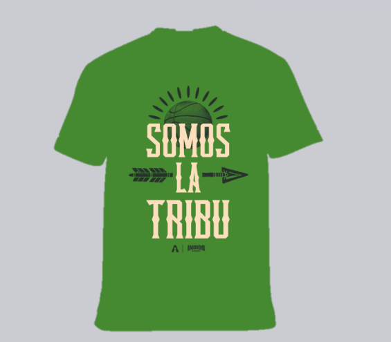 Indios de Mayagüez - Camiseta Verde / ''Somos La Tribu'' (Size Variados-Adulto)
