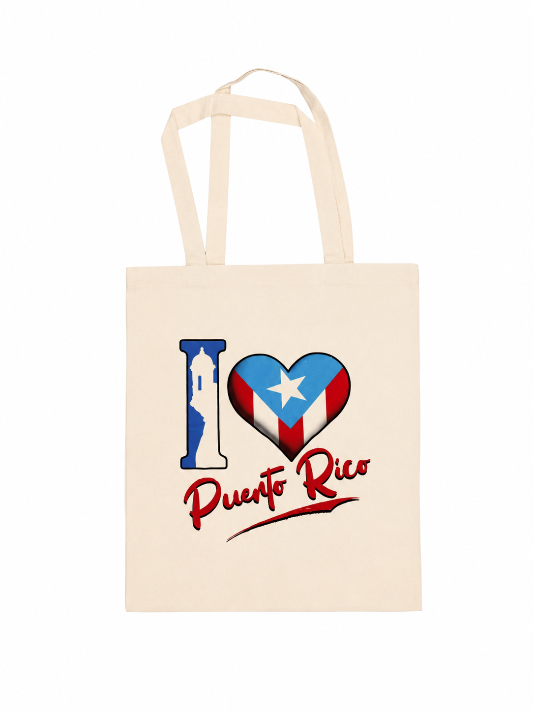 Souvenirs - Tote Bag de Puerto Rico (Canvas Bag)