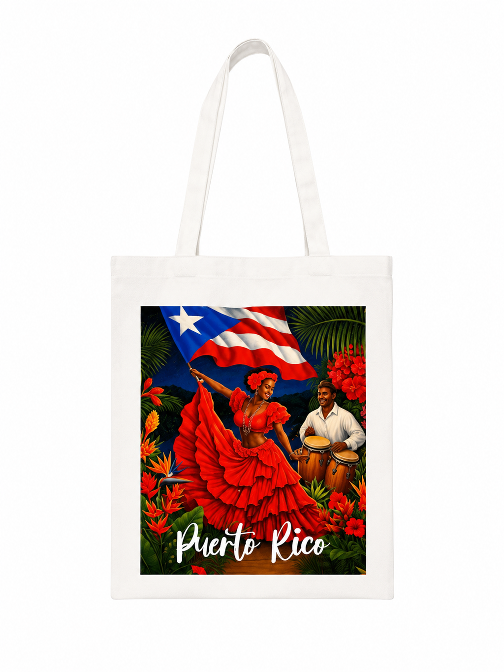 Souvenirs - Tote Bag de Puerto Rico (Canvas Bag)