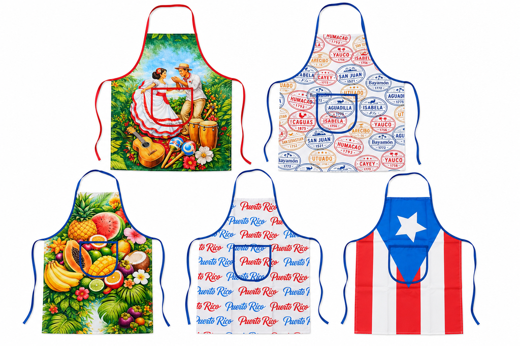 Souvenir - Delantales de Puerto Rico | 5 Estilos
