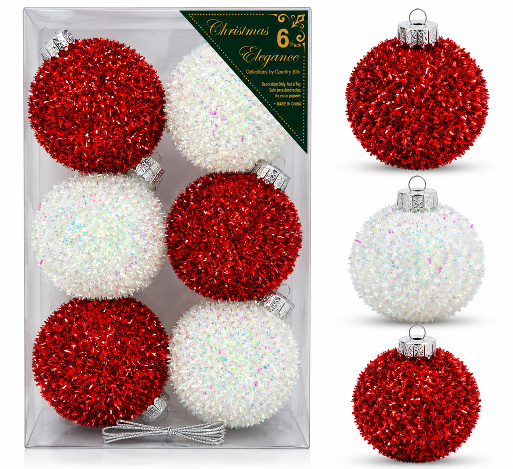 Esferas Navideñas | Set de 6 - Variedad a Escoger