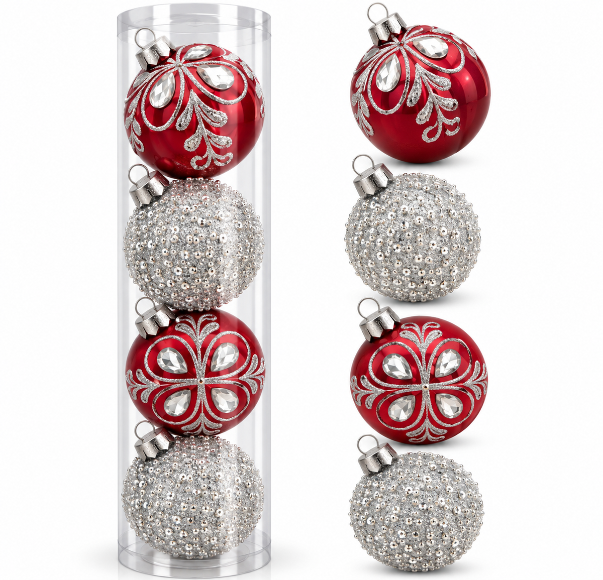 Esferas Navideñas | Set de 4 - Variedad a Escoger