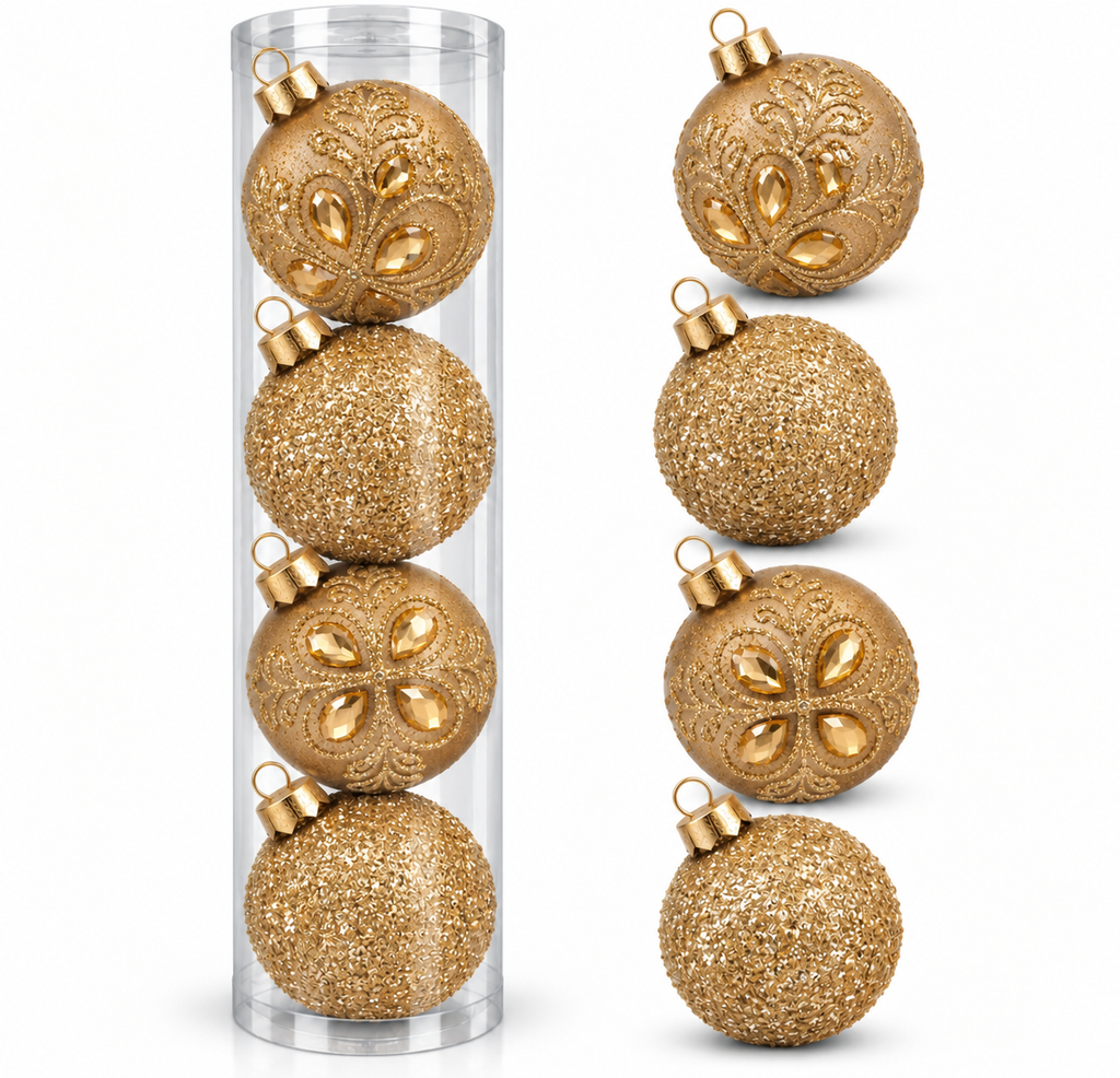 Esferas Navideñas | Set de 4 - Variedad a Escoger