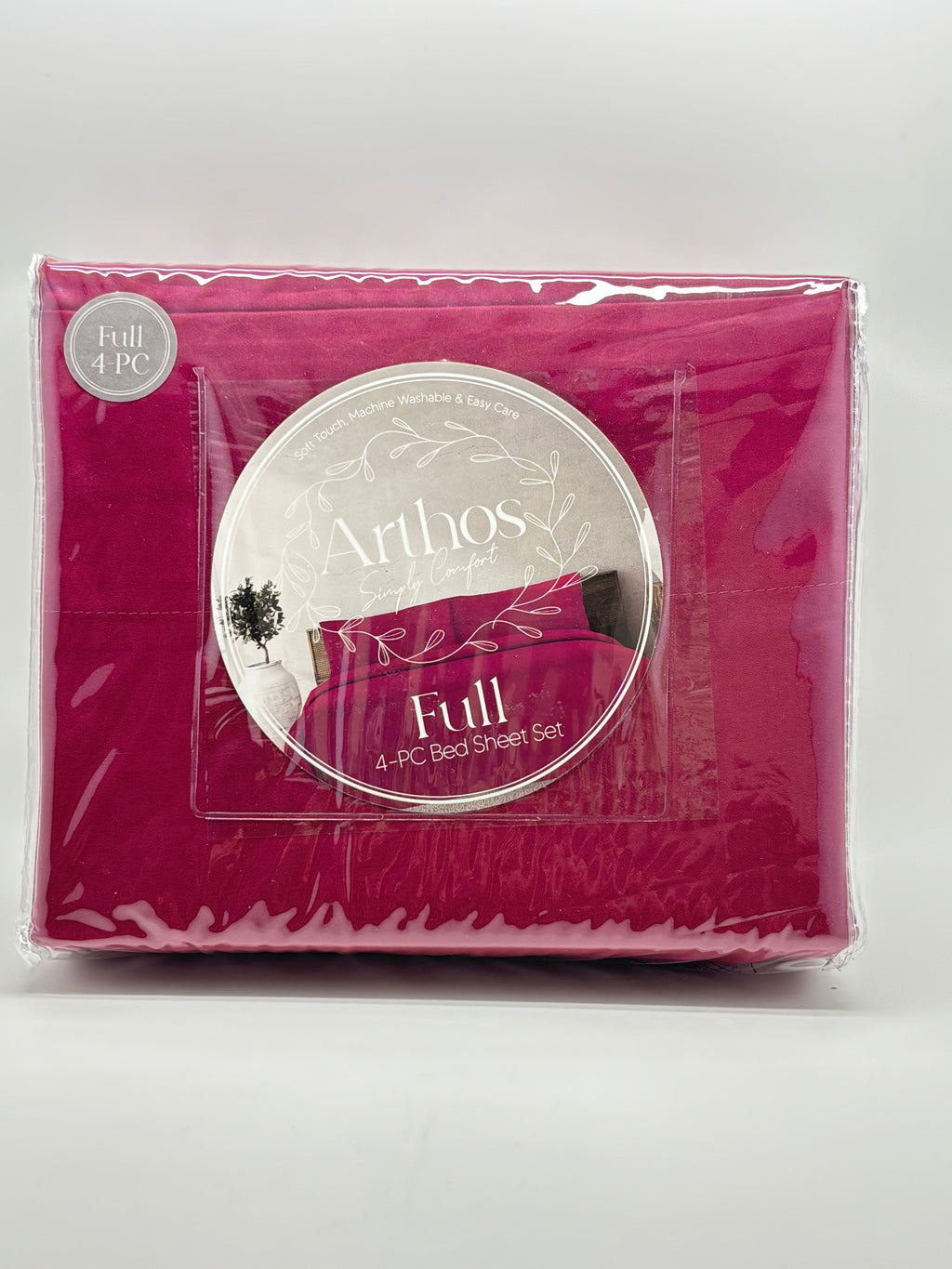 Full Color 4PC Bed Sheet Set - Full Size (colores a escoger)