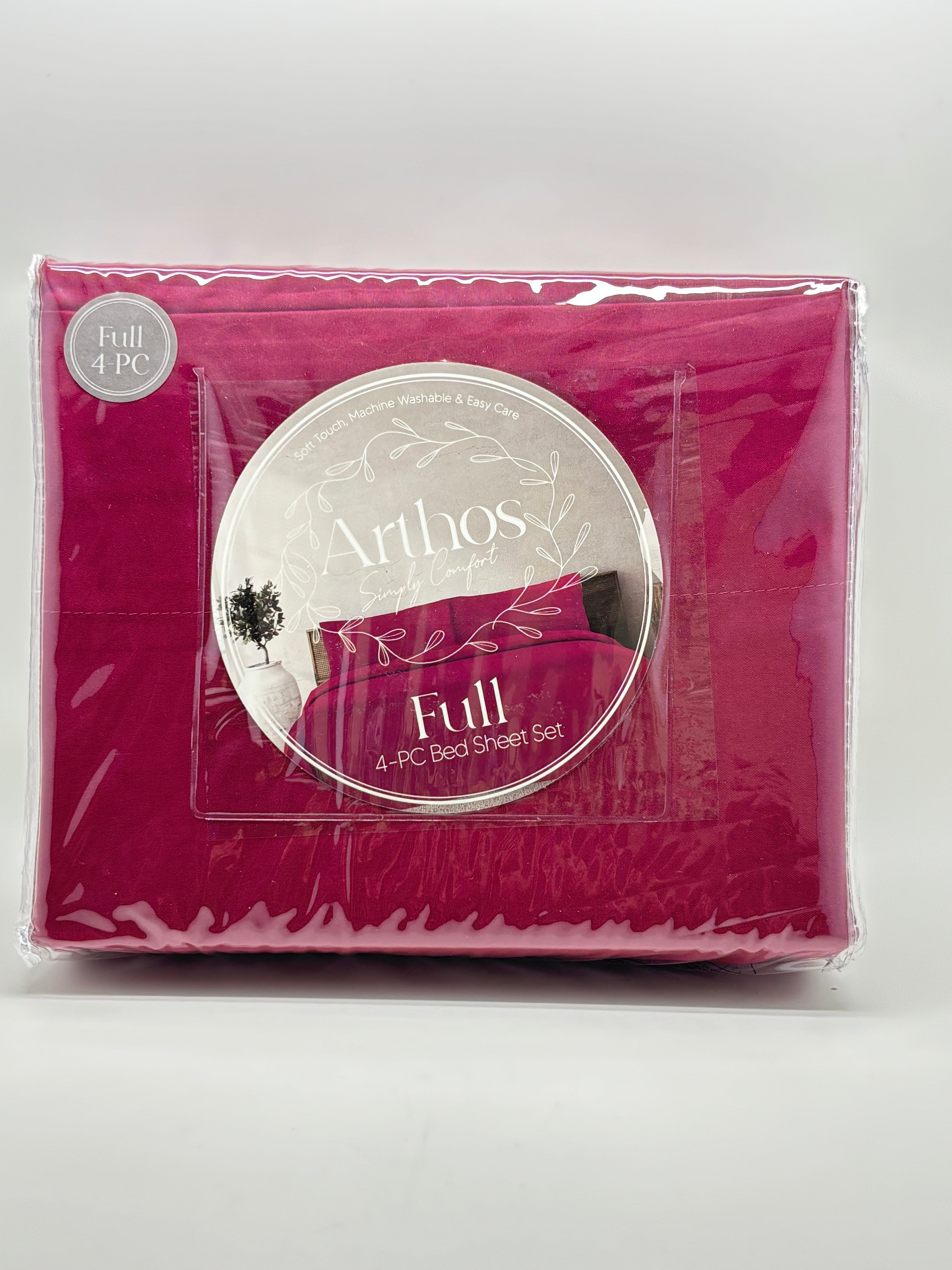 Full Color 4PC Bed Sheet Set - Full Size (colores a escoger)