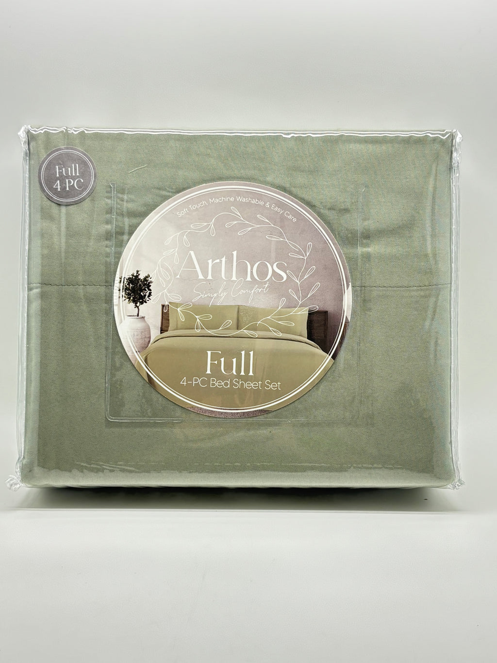 Full Color 4PC Bed Sheet Set - Full Size (colores a escoger)