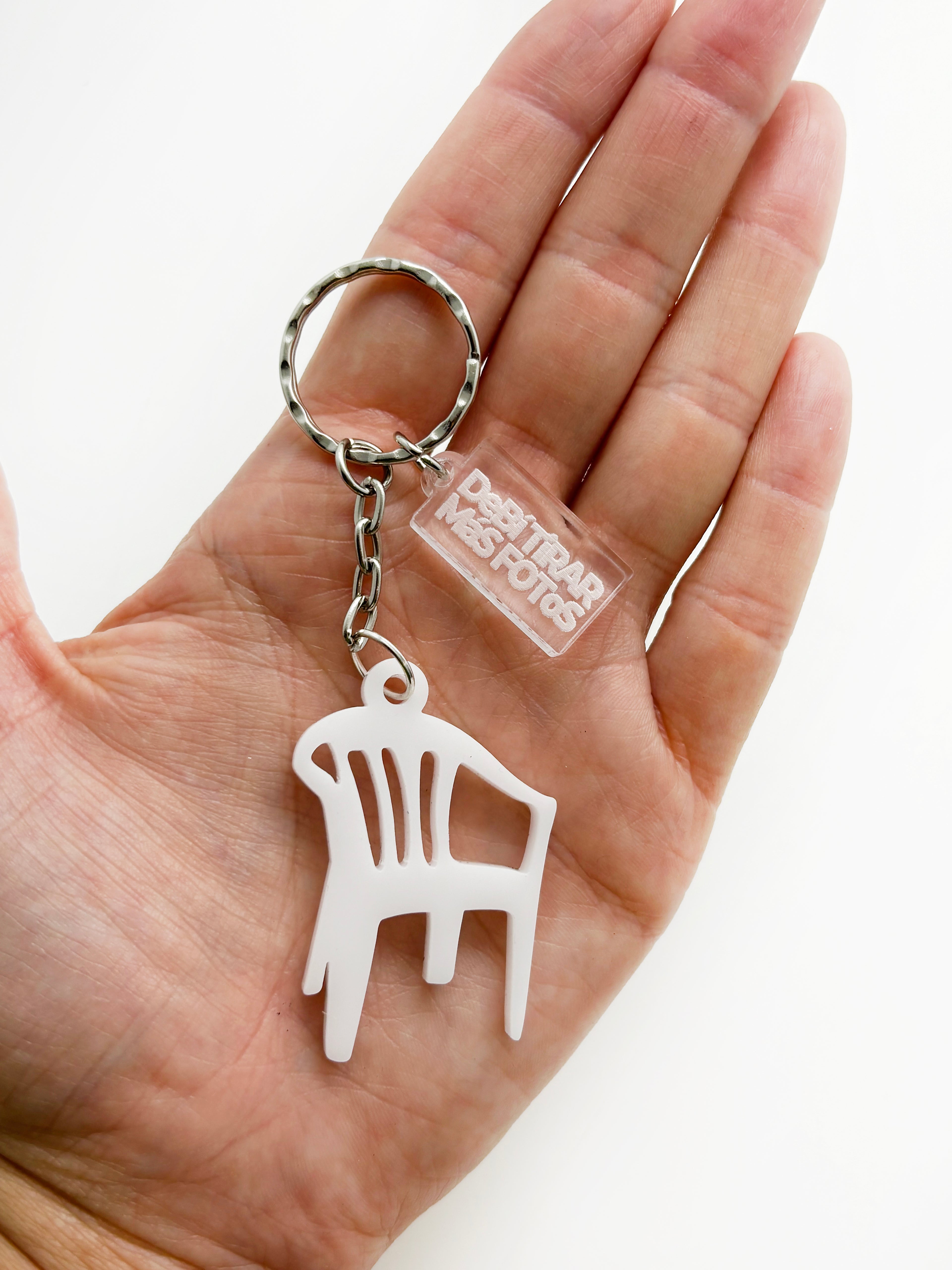 Artesanía de Puerto Rico-  Llavero souvenir silla