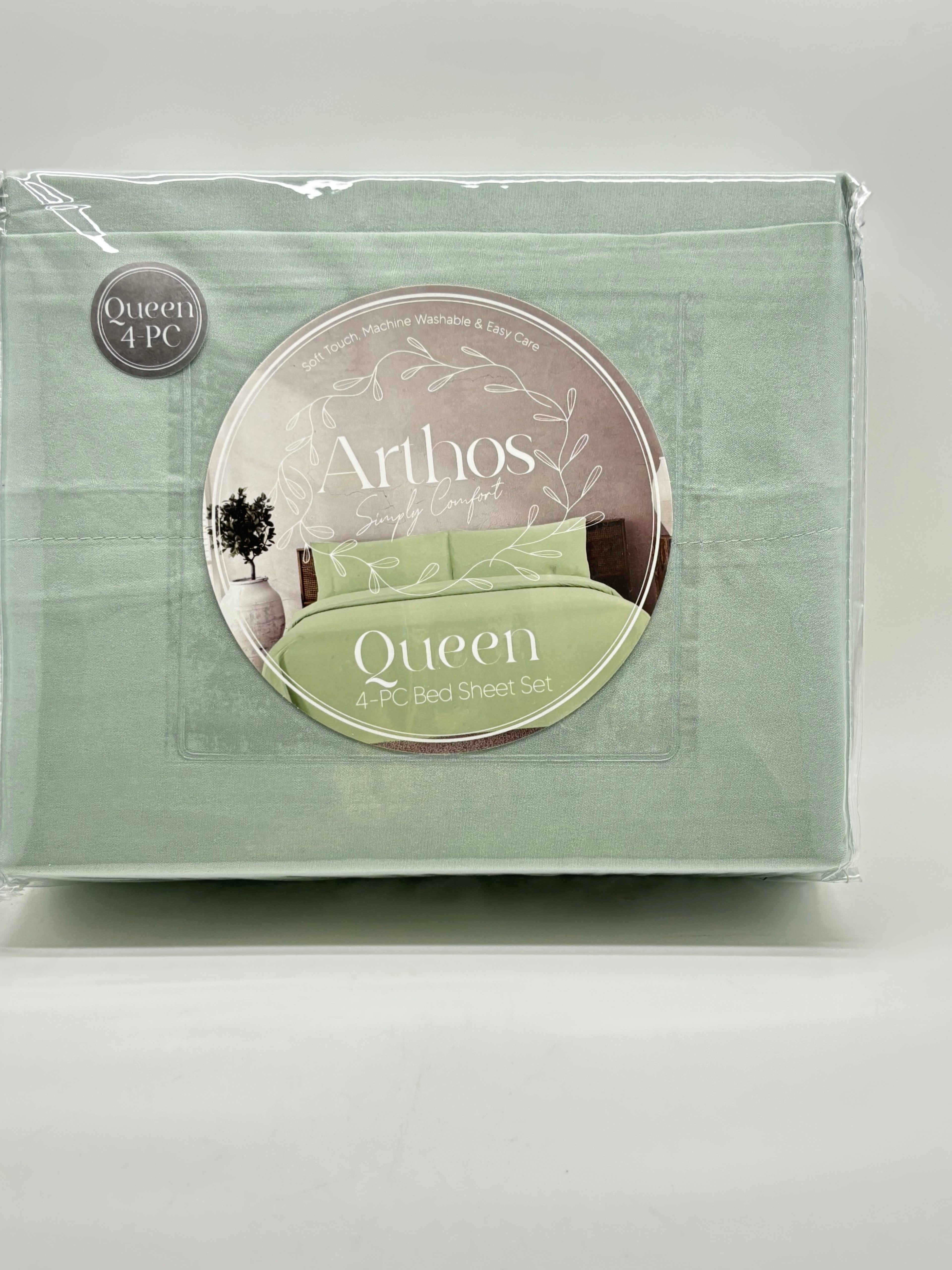 Queen Color 4PC Bed Sheet Set - Queen Size (colores a escoger)