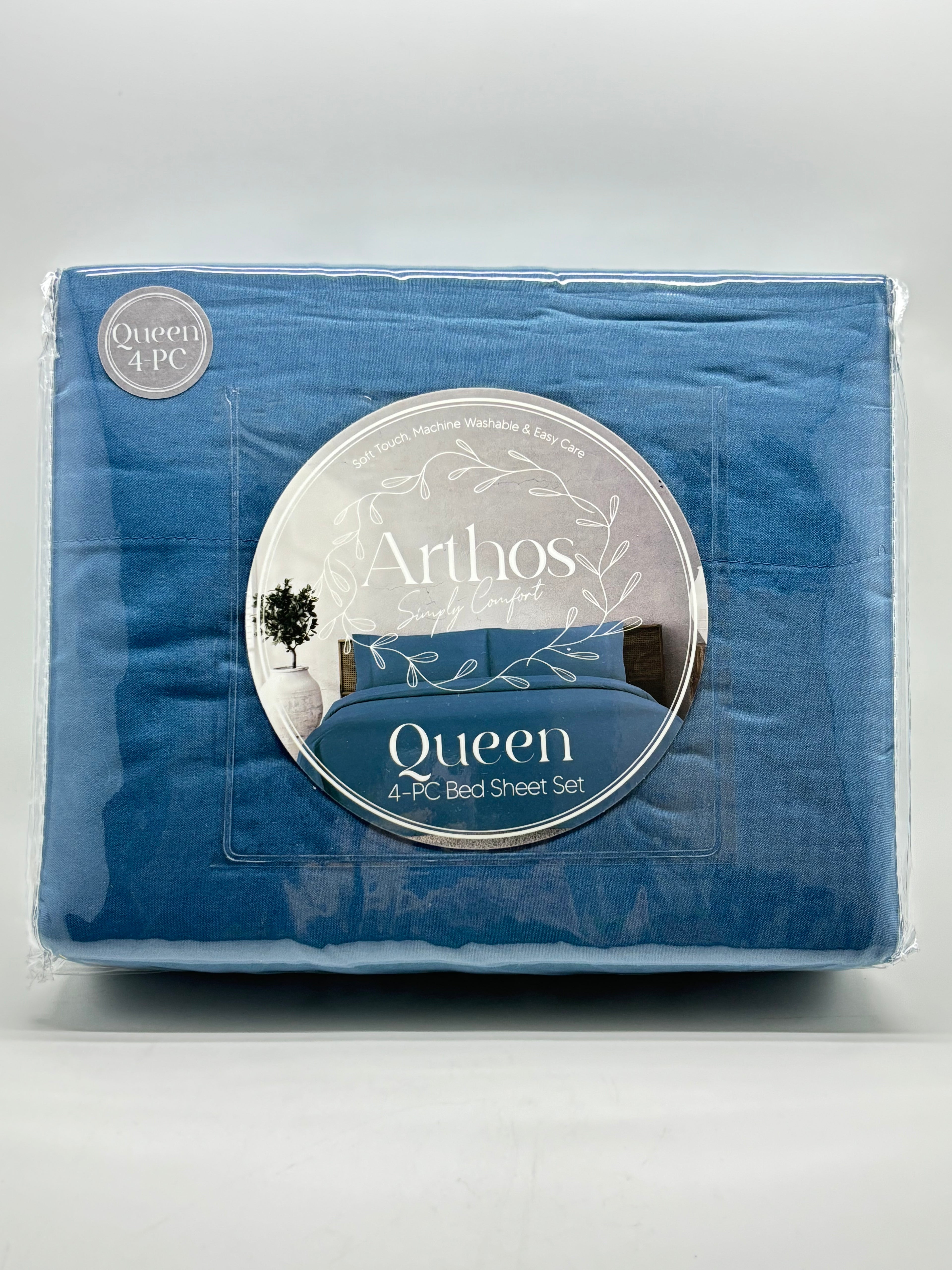 Queen Color 4PC Bed Sheet Set - Queen Size (colores a escoger)