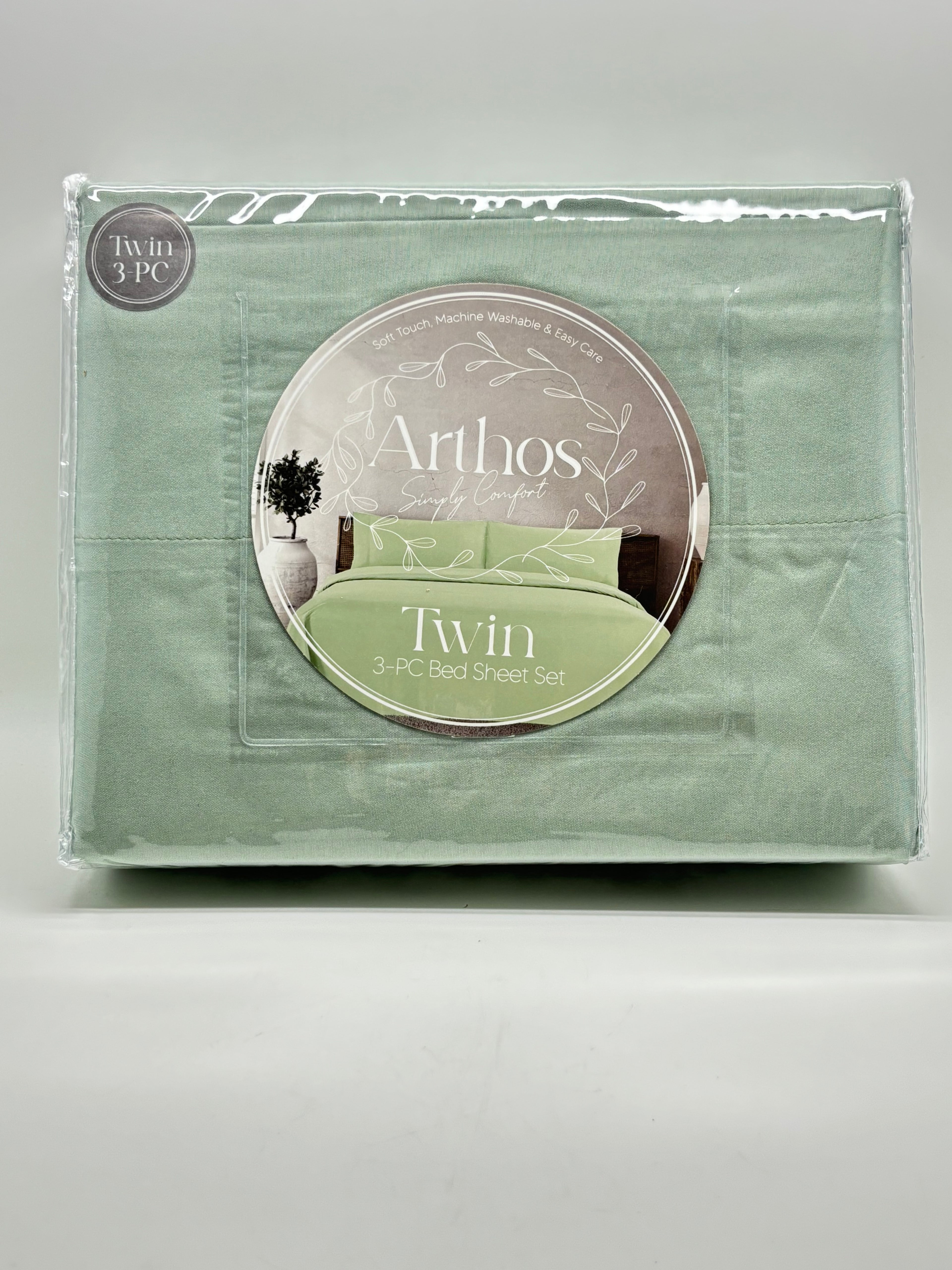 Twin Color 4PC Bed Sheet Set - Twin Size (colores a escoger)