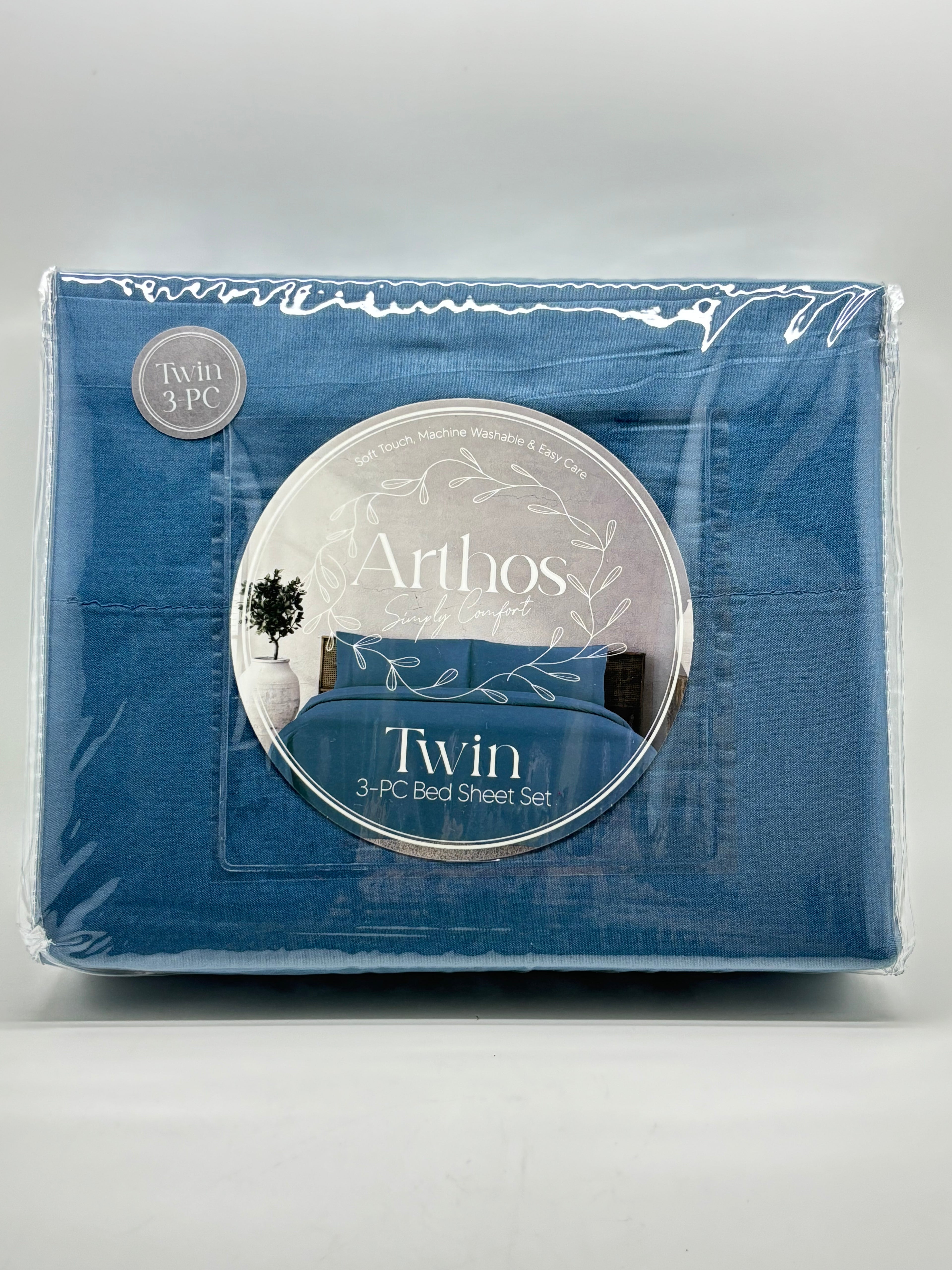 Twin Color 4PC Bed Sheet Set - Twin Size (colores a escoger)