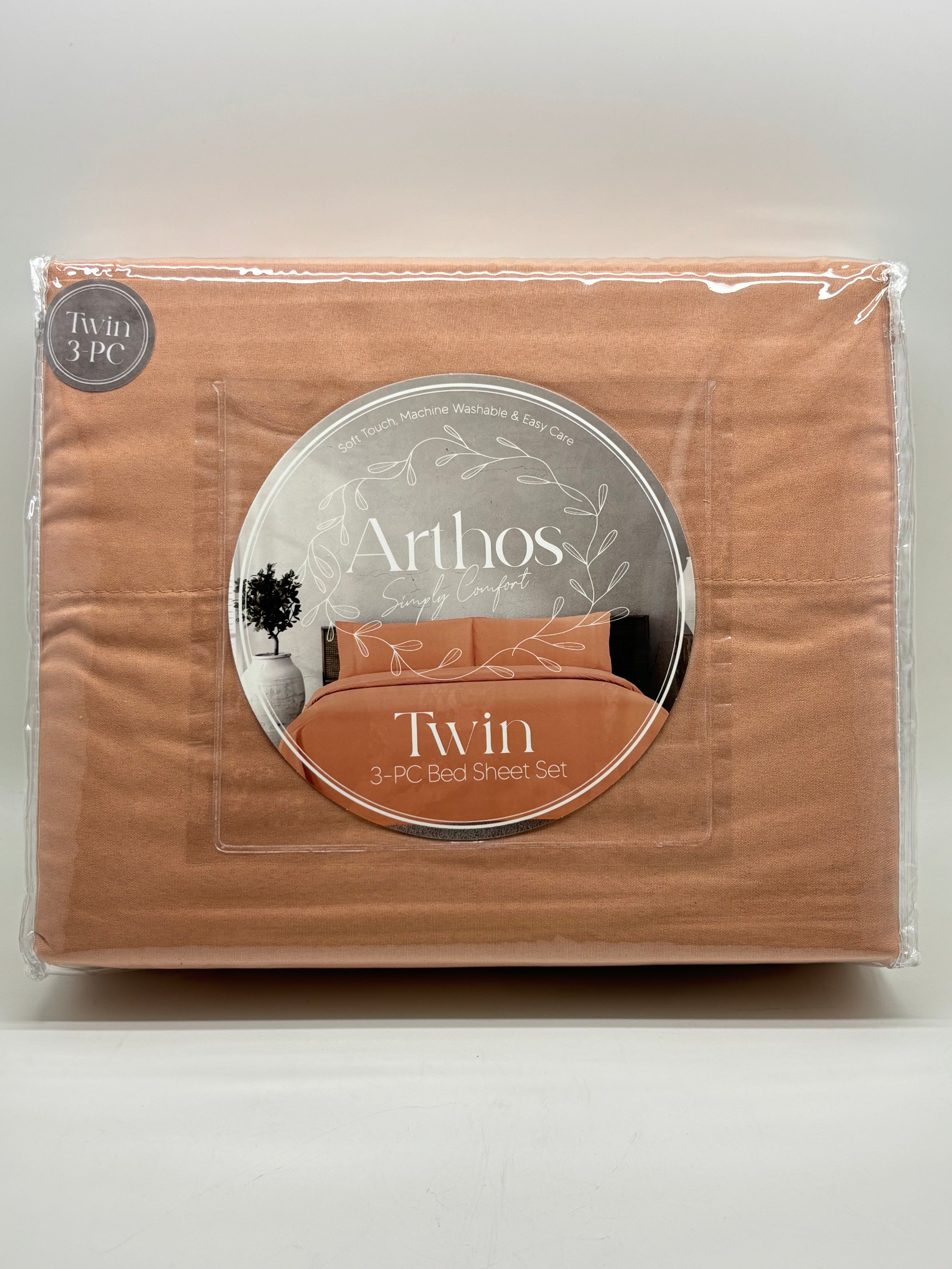 Twin Color 4PC Bed Sheet Set - Twin Size (colores a escoger)