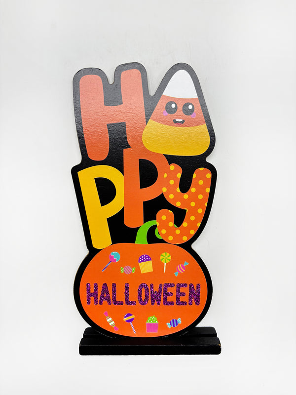 Halloween - Wooden Table Plaque 9.50"x4.75"
