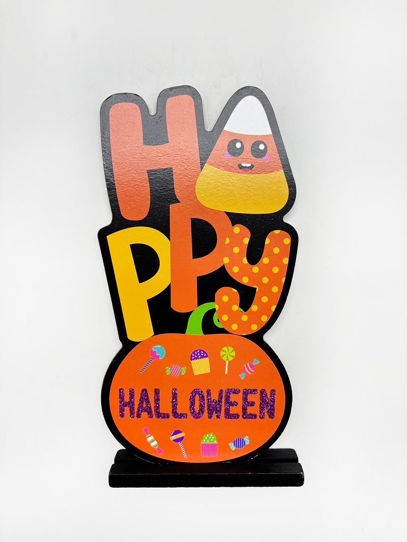 Halloween - Wooden Table Plaque 9.50"x4.75"