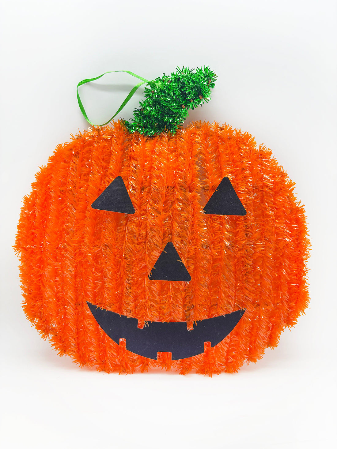 Halloween - Classic pumpkin decoration, 10.5" hanging