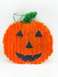 Halloween - Decoración Colgante de Calabaza en Tinsel 10" x 10"