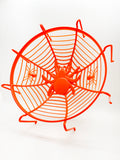 Halloween - Plastic baskets, spiderweb design 11" (colors to choose)