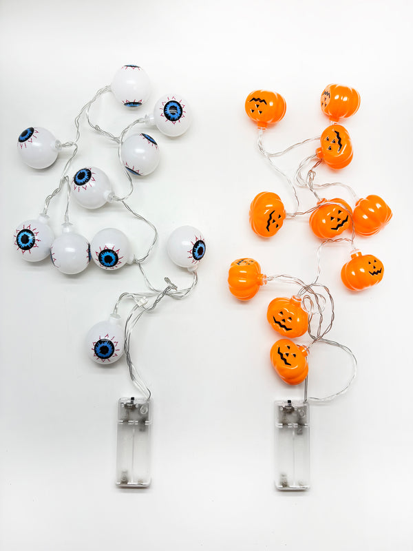 Halloween-  Luces led tenue en cadena 1.20m (estilos a escoger)