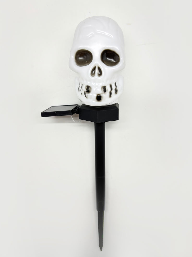 Halloween- Estaca de luz solar para exteriores 11.5" (estilos a escoger)
