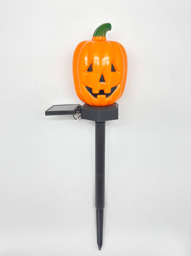 Halloween- Estaca de luz solar para exteriores 11.5" (estilos a escoger)