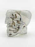 Halloween- Envase de calavera en cristal (color a escoger)