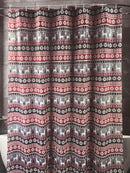 Navidad - Cortina de ducha estampada (renos)