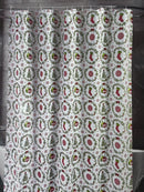 Navidad - Cortina de ducha estampada (coronas de navidad)