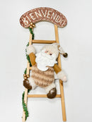 Navidad - Decoración de escalera con peluche 17"x6" (estilo a escoger)
