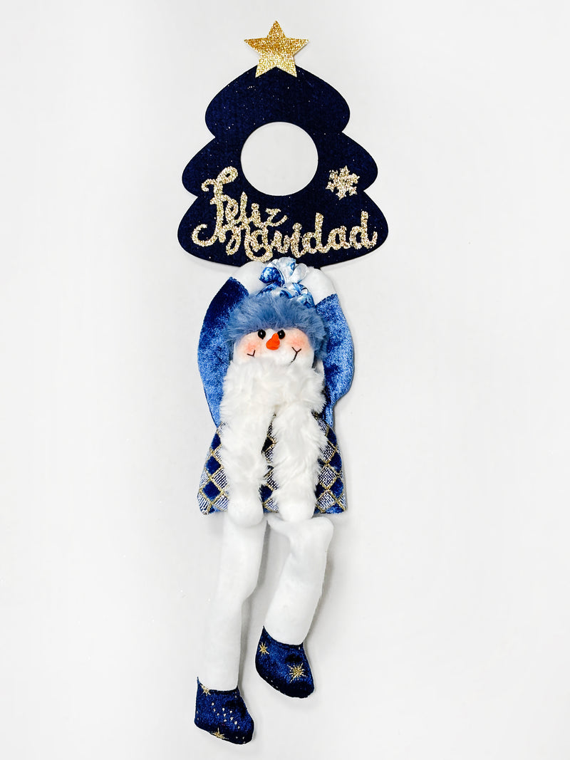 Navidad - Decoración para puerta o pared 21"x5" (estilo a escoger)